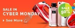Sale in cyber monday