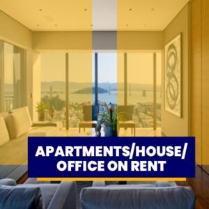 Apartments/house/office on rent