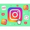 Instagram logo and a lot of new pattern of Instagram logo