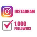 Instagram 1000 followers