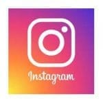 Instagram Logo and written Instagram in that logo