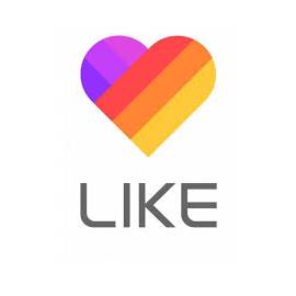 Like with colourful heart