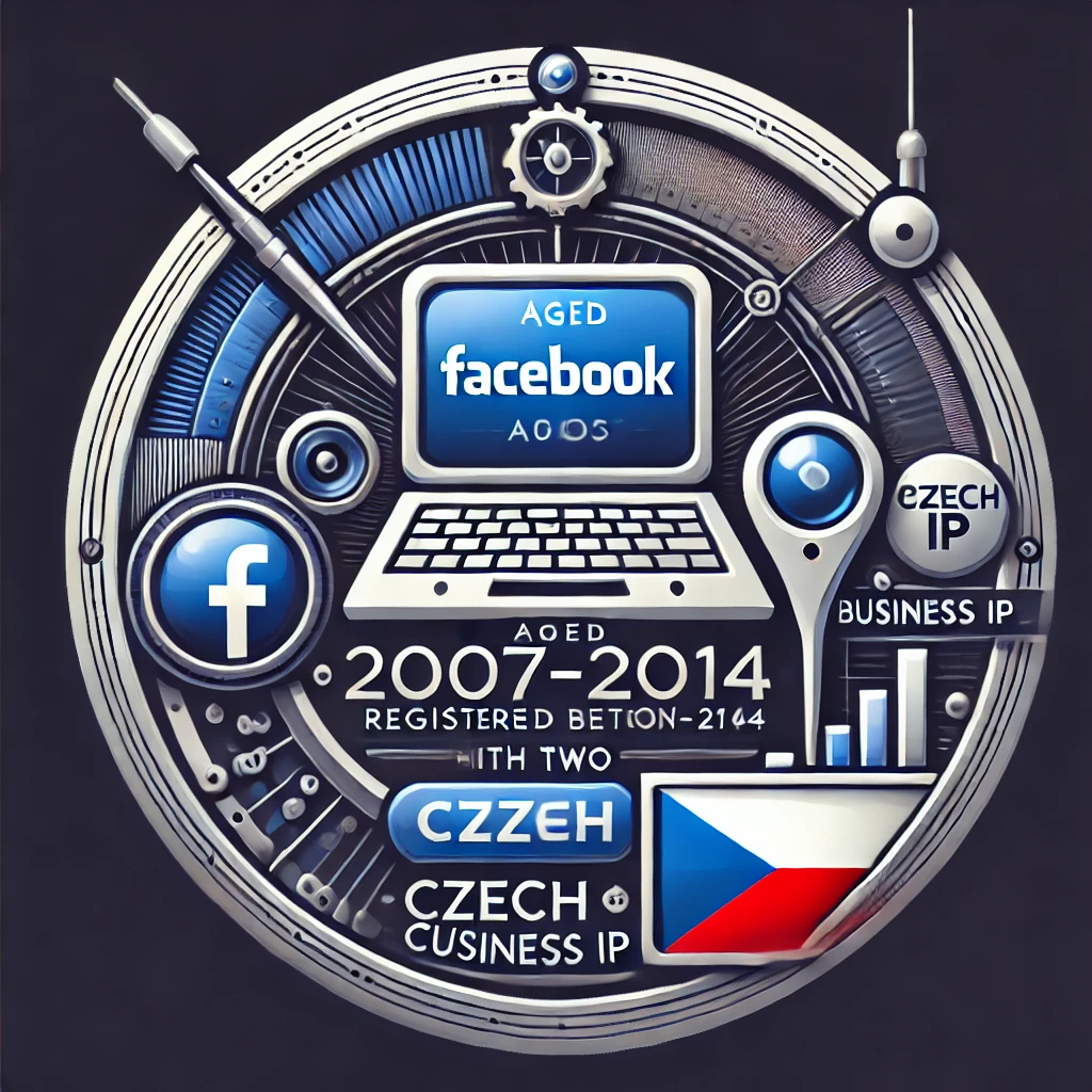 Aged Softreg Facebook accounts 2007-2014 registered with 2 Business Managers added - Czech IP