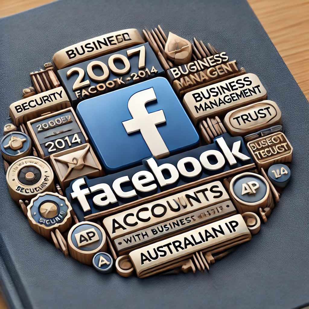 Aged Softreg Facebook accounts 2007-2014 registered with 2 Business Managers added - Australian IP