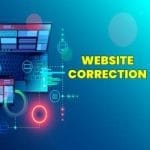 website correction