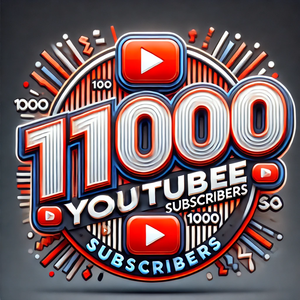 1000 Youtube Subscribers