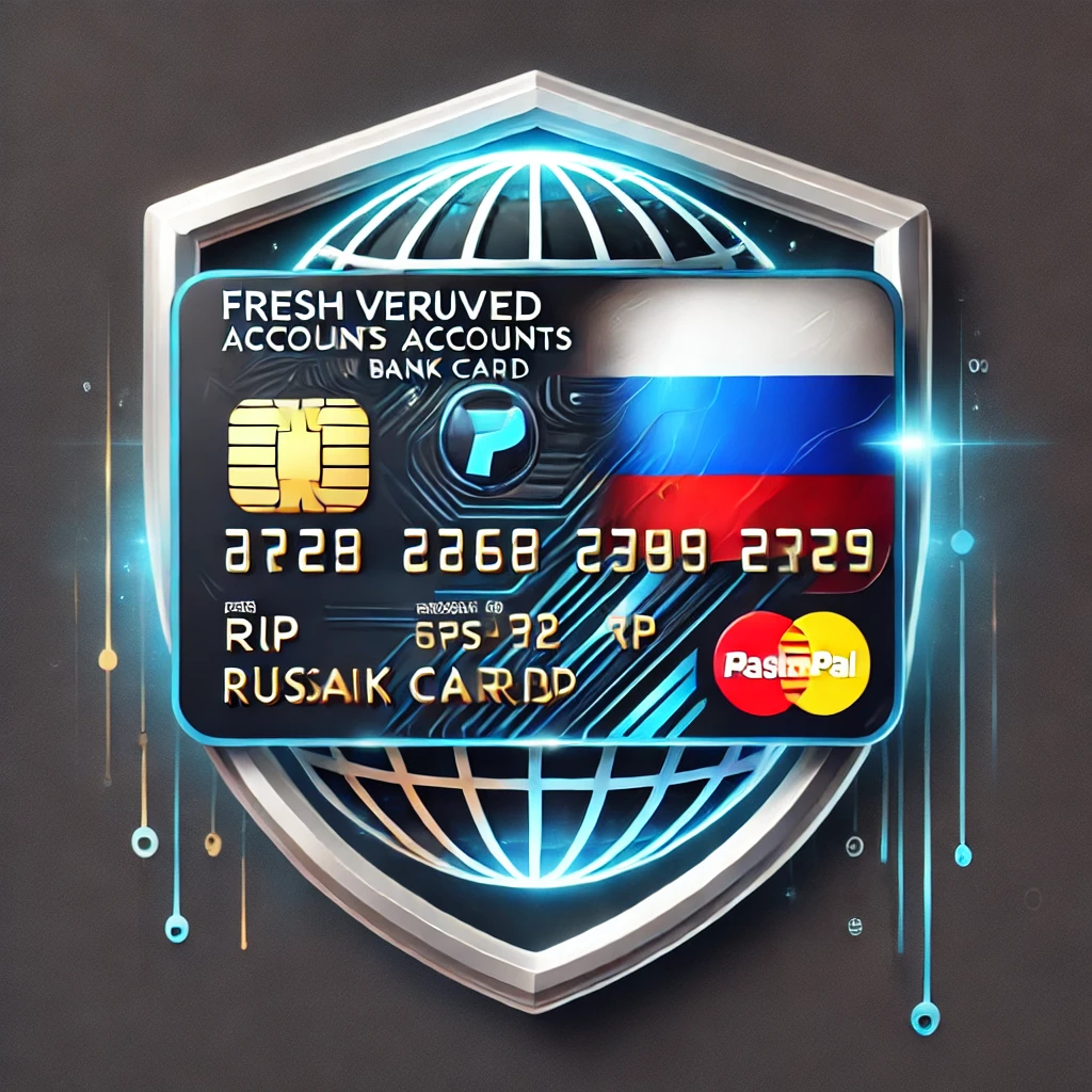 Fresh Verified Paypal Accounts RU ip + Bank card