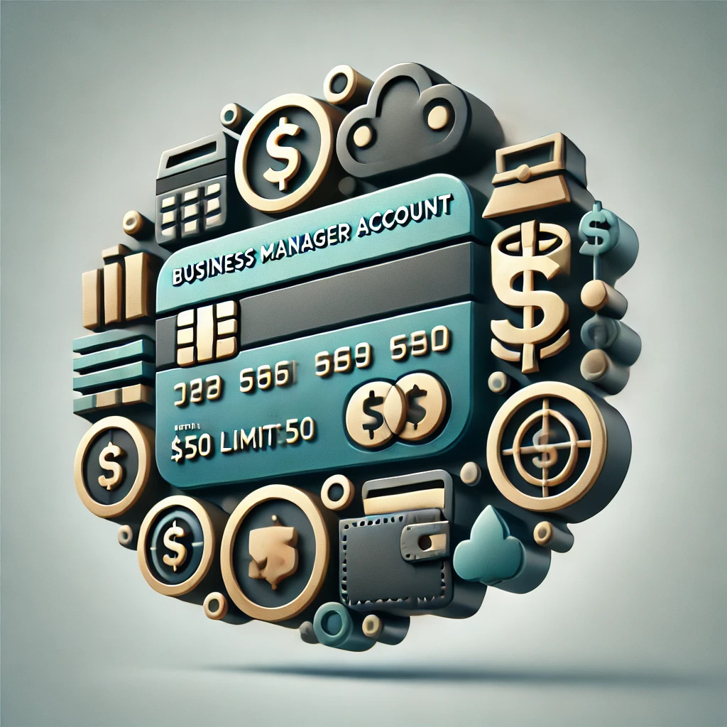 Business manager account Limit $50 created on MIX accounts