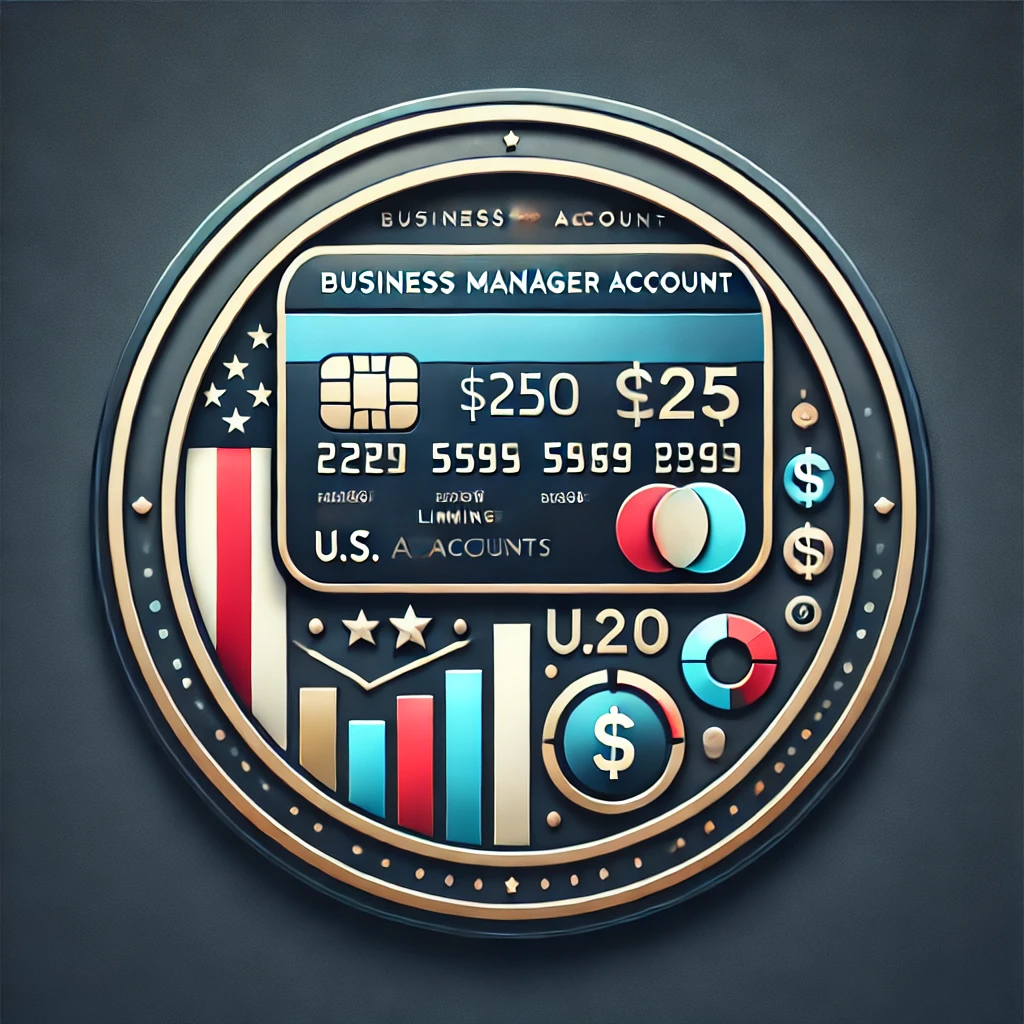 Business manager account Limit $250 created on US accounts