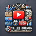 Aged Youtube Channels with 1000 subscribersa