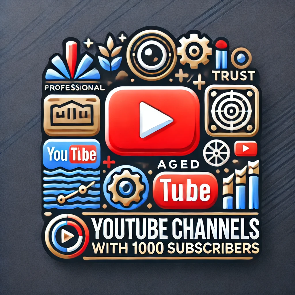 Aged Youtube Channels with 1000 subscribersa