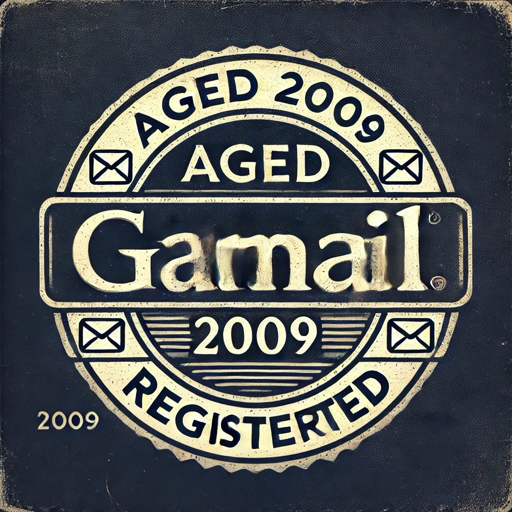 Aged Gmail 2009 registered