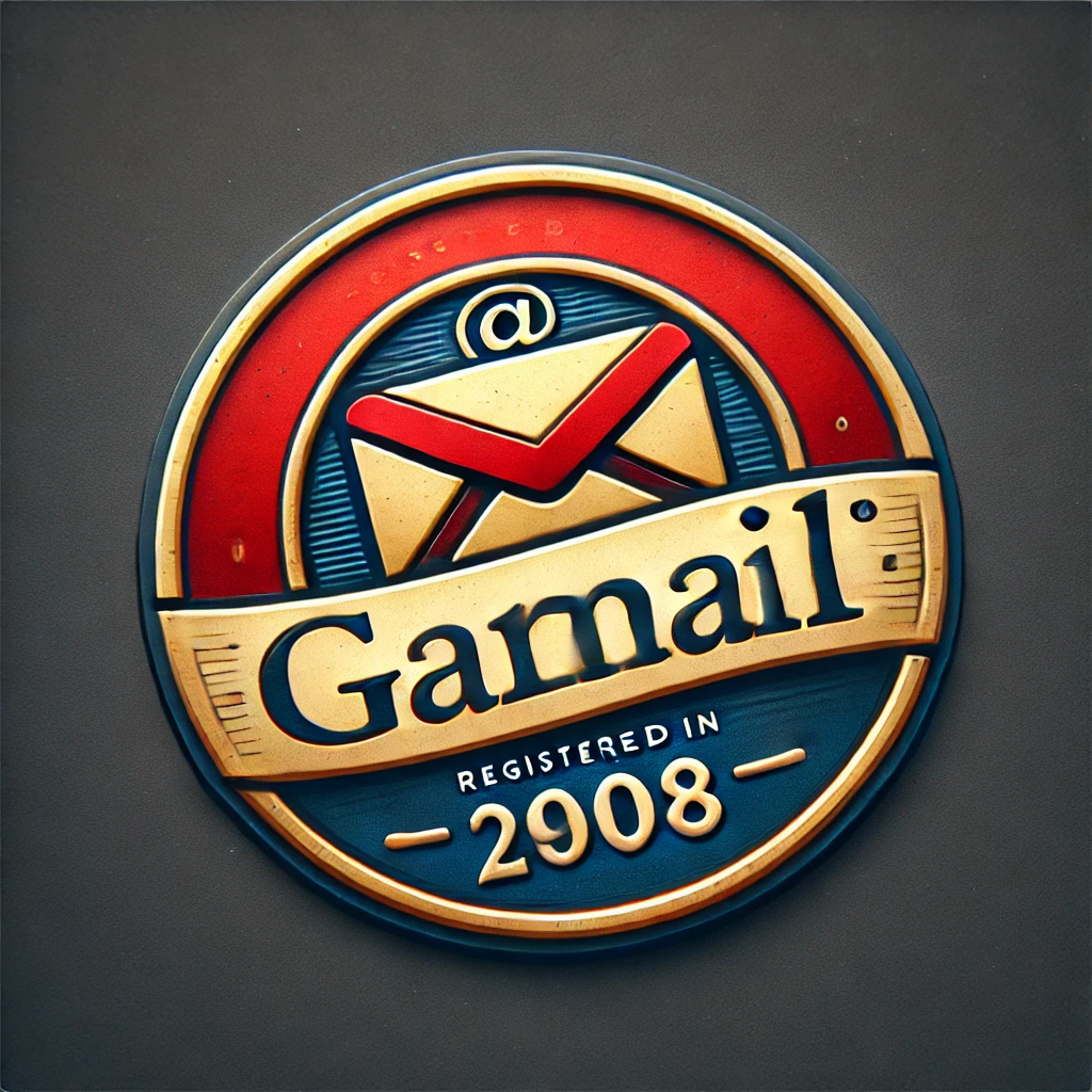 Aged Gmail 2008 registered
