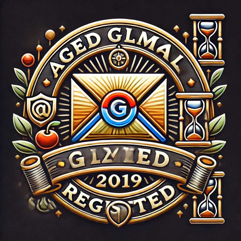 Aged Gmail 2019 registered