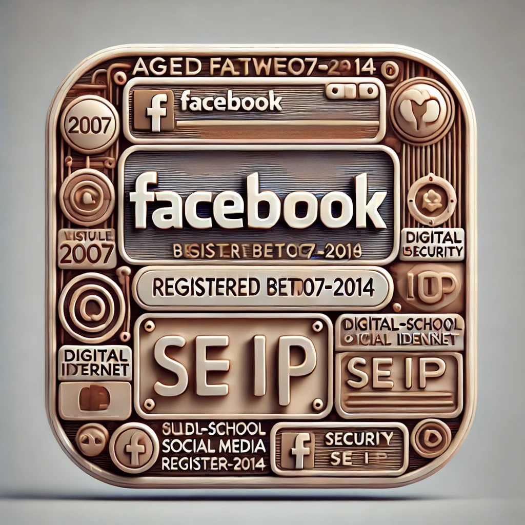 Aged Facebook Account 2007-2014 Registered without content - SE IP