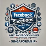 Aged Softreg Facebook accounts 2007-2014 registered with 2 Business Managers added - Singaporean IP