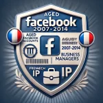 Aged Softreg Facebook accounts 2007-2014 registered with 2 Business Managers added - French IP