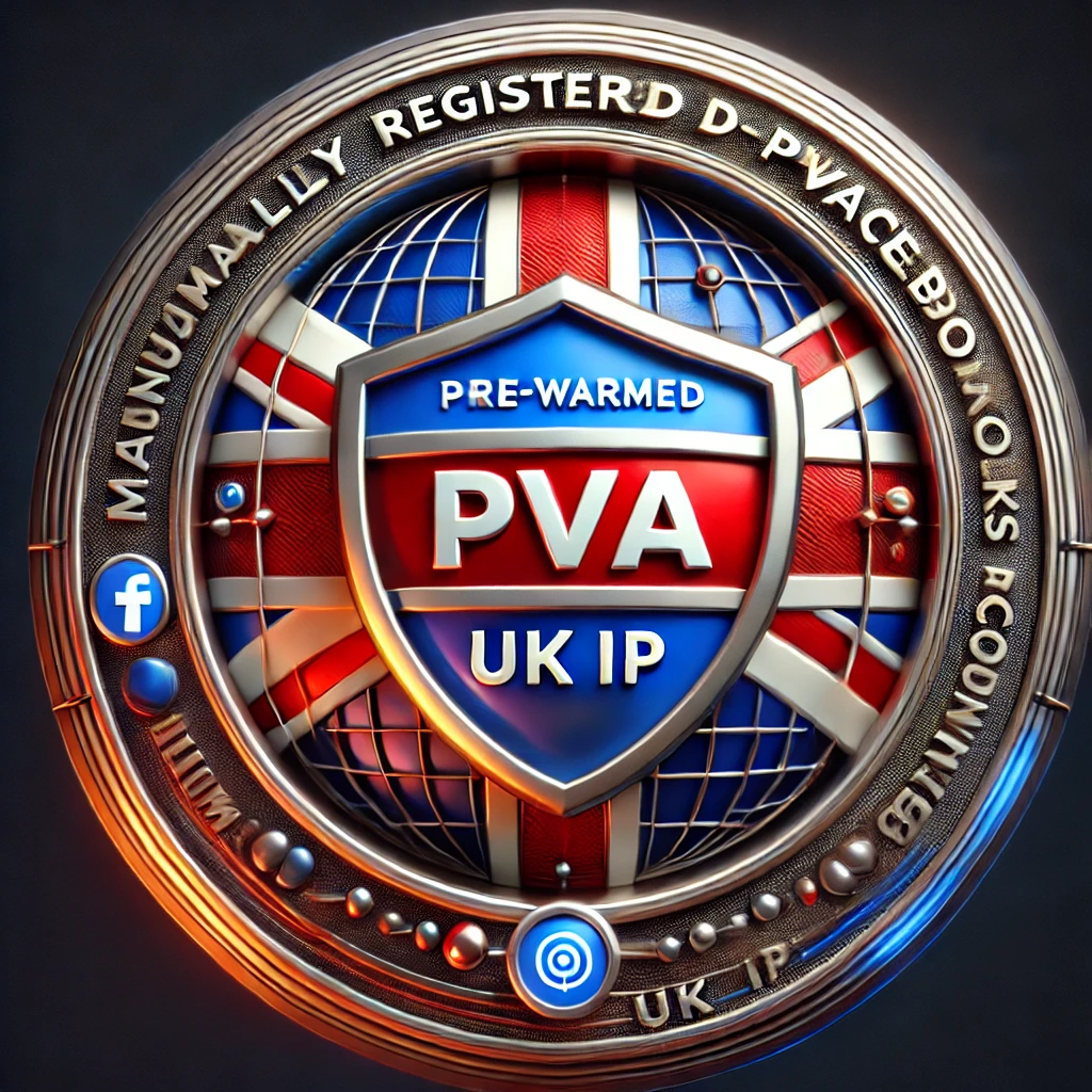 Manually registered pre-warmed PVA Facebook account, IP-UK