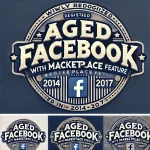 Aged Facebook Accounts with Marketplace for Advertising US registered in 2014-2017