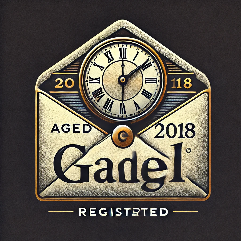 Aged Gmail 2018 registered