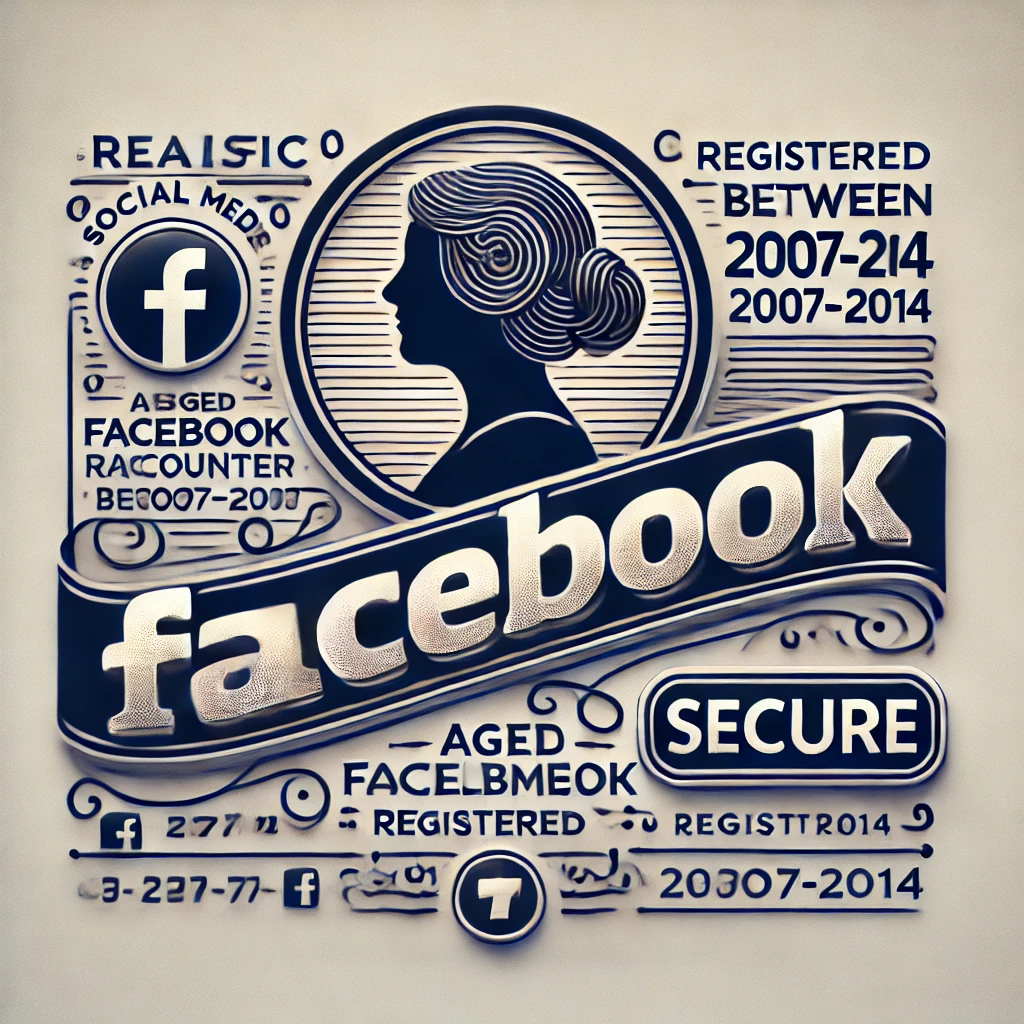 Aged Facebook Account 2007-2014 Registered without content - MX IP