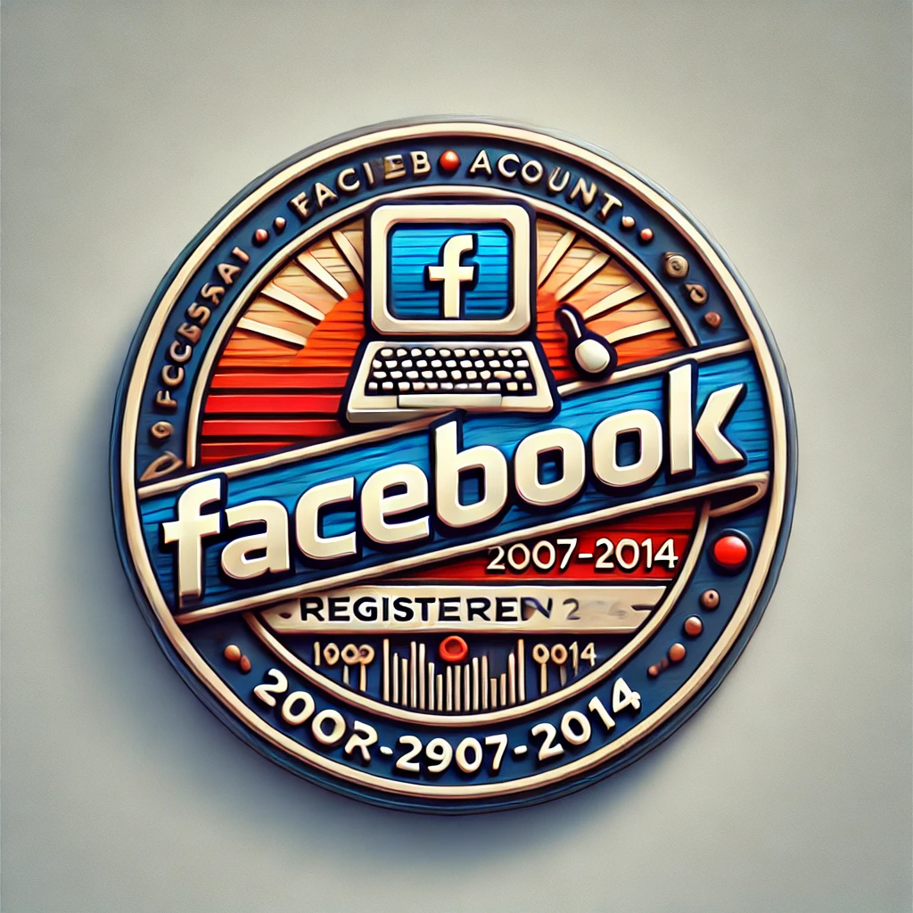 Aged Facebook Account 2007-2014 Registered without content - BE IP