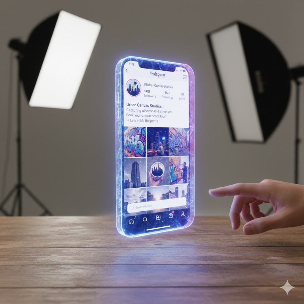 Instagram Account with 500 Followers