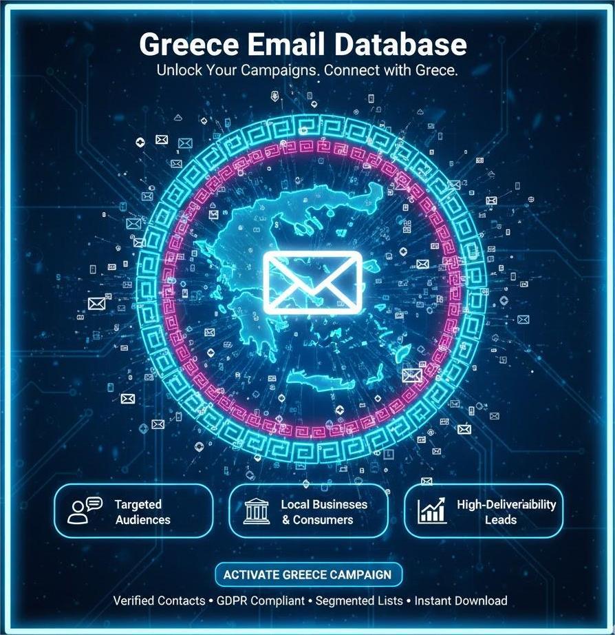 Greece Email Database