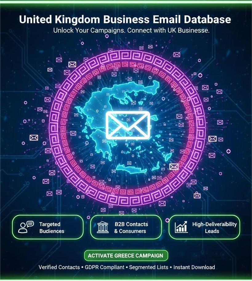 United Kingdom Business Email Database