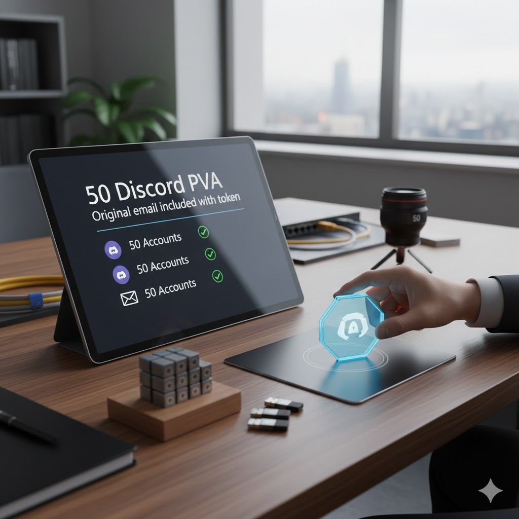 50 Discord PVA Original email included with token