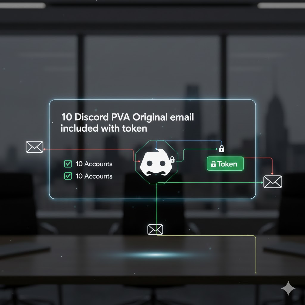 10 Discord PVA Original email included with token