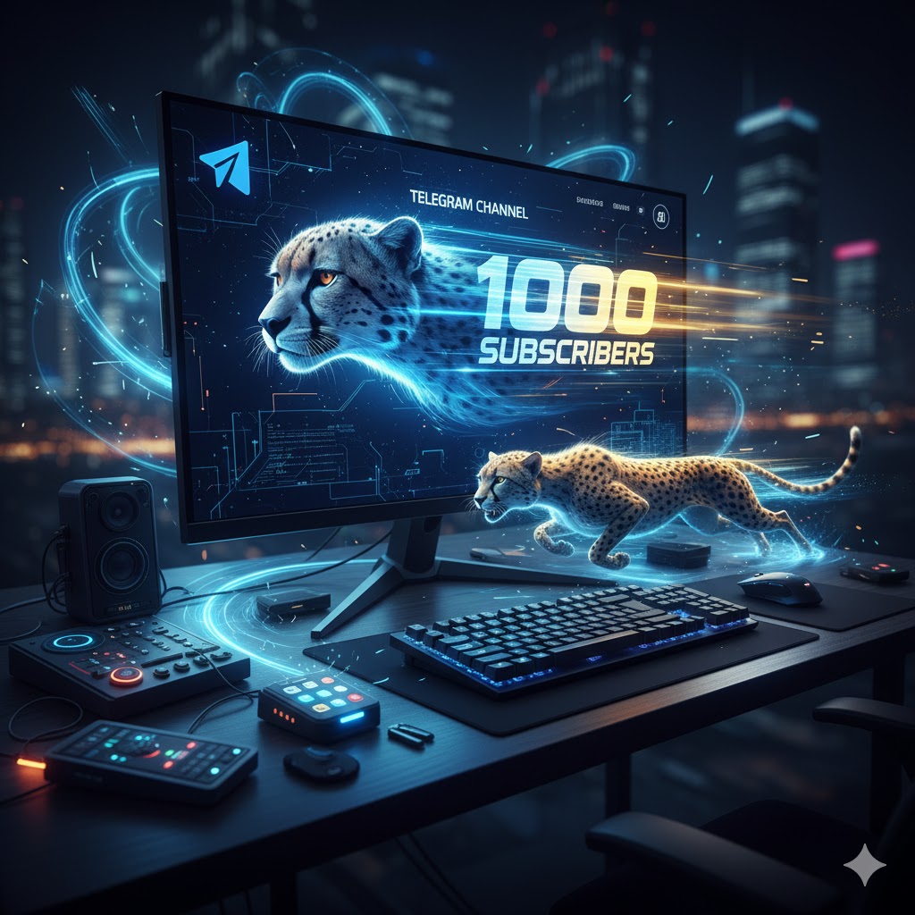 Telegram Channel with 1000 subscribers Desktop