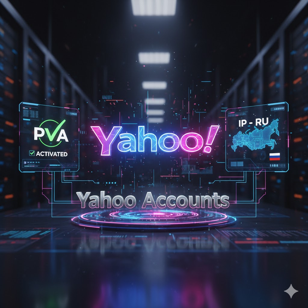 Yahoo Accounts: PVA , IP - RU