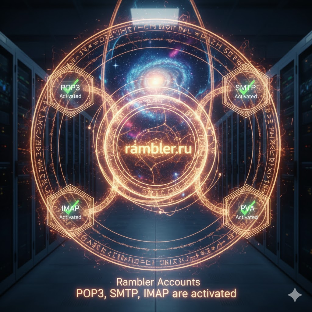 Rambler Accounts POP3, SMTP, IMAP are activated