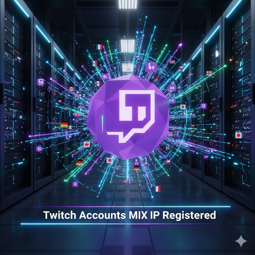 Twitch Accounts MIX IP registered