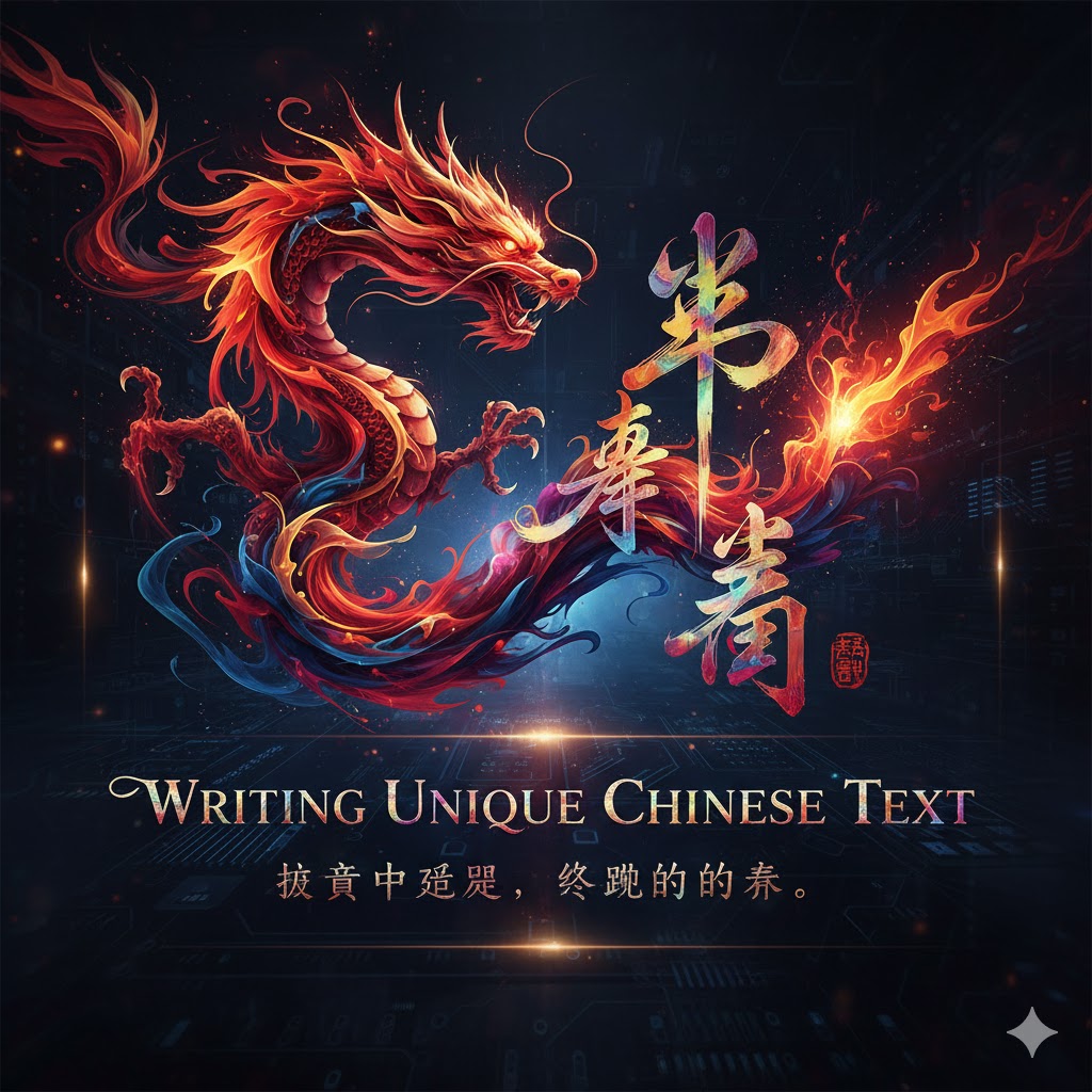 Writing Unique Chinese Text
