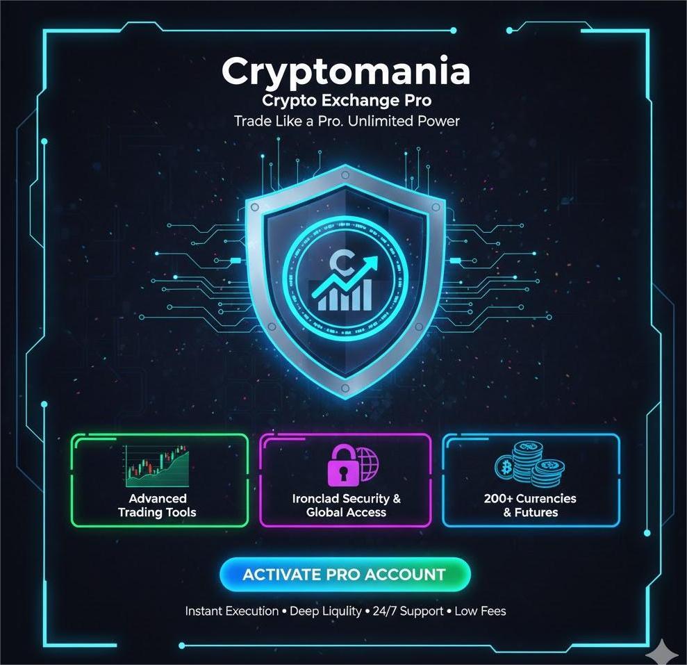 Cryptomania Crypto Exchange Pro