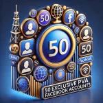 50 Exclusive PVA Facebook Account: Profile Picture and IP included