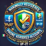 Manually registered pre-warmed PVA Facebook account, IP-IT