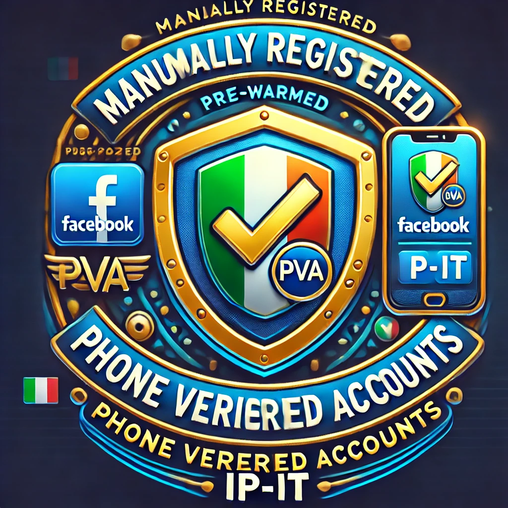 Manually registered pre-warmed PVA Facebook account, IP-IT