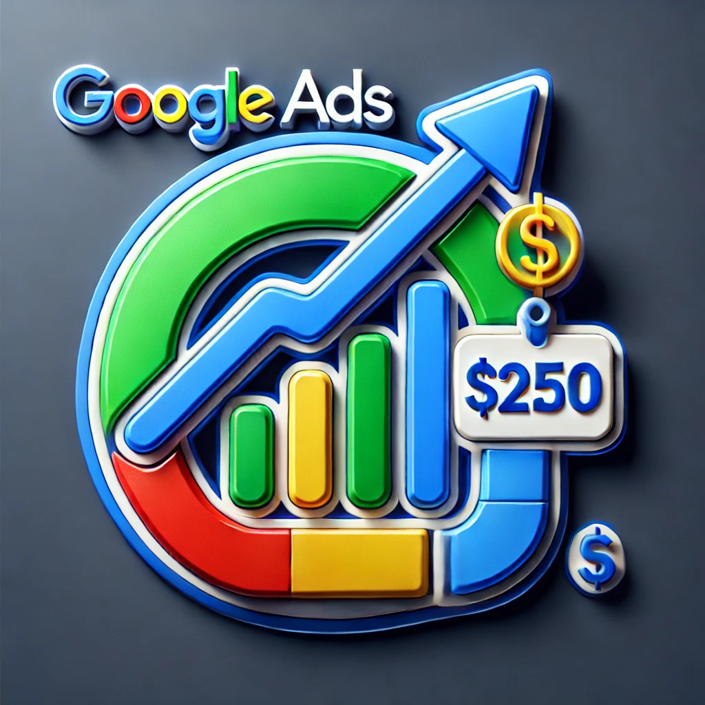 Google Ads/Google AdWords Account Spent $250