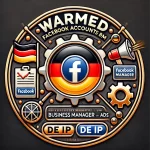 Warmed Facebook accounts with BM for Ads DE ip