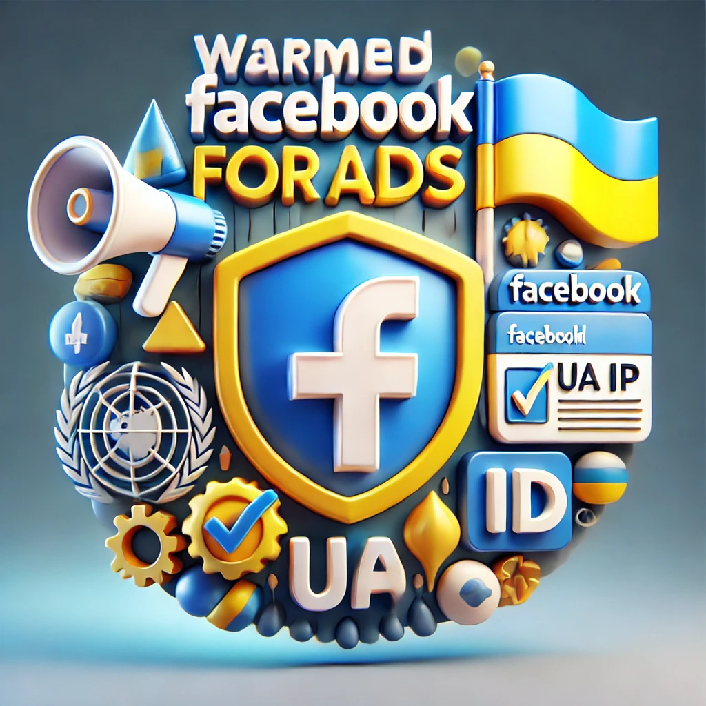 Warmed Facebook accounts for Ads UA ip (ID vefiried)