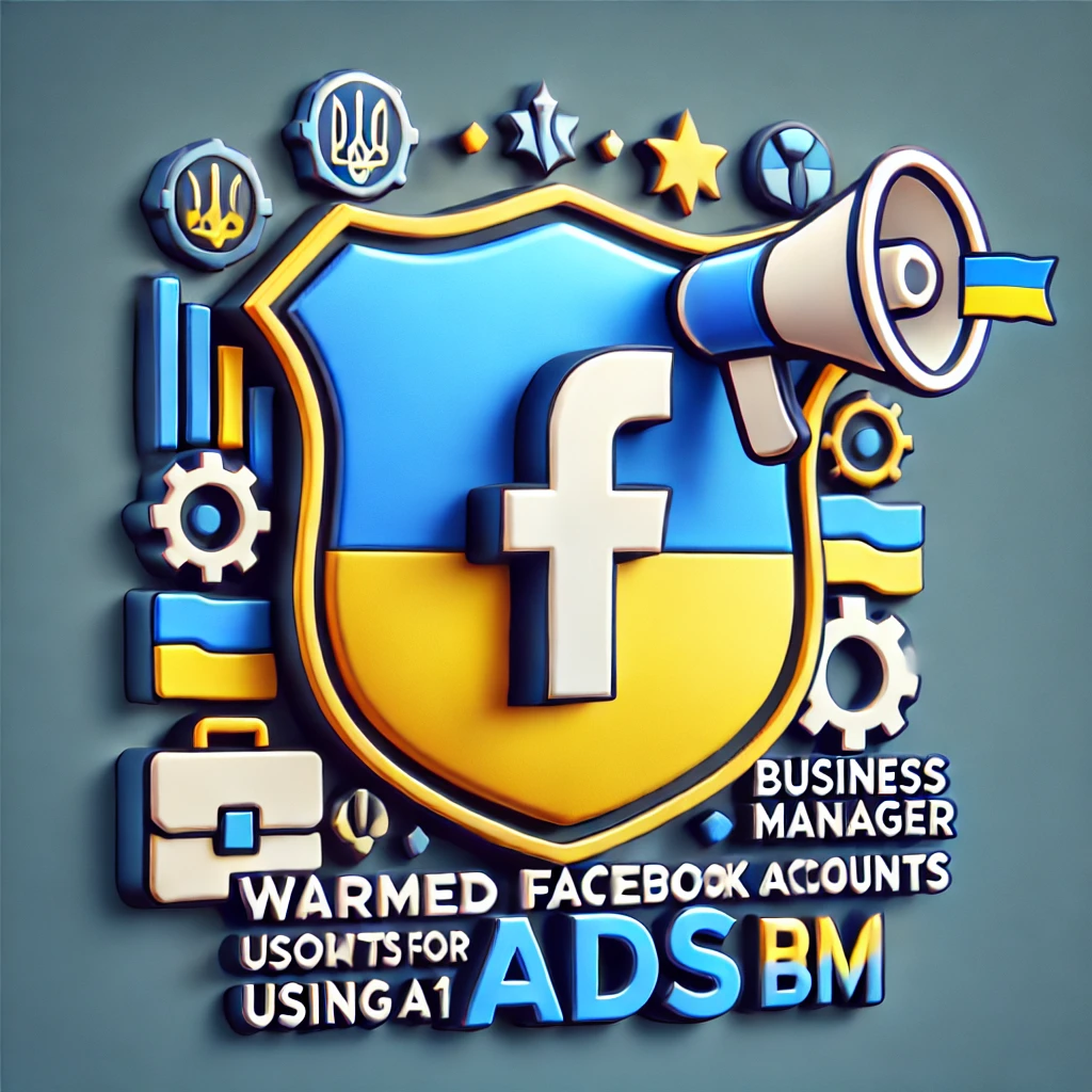 Warmed Facebook accounts for Ads UA ip with 1 BM added