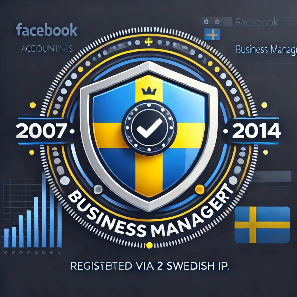 Aged Softreg Facebook accounts 2007-2014 registered with 2 Business Managers added - Swedish IP
