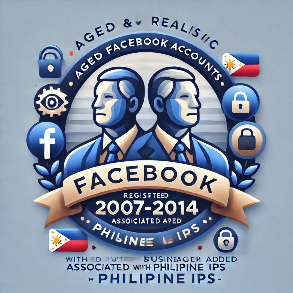 Aged Softreg Facebook accounts 2007-2014 registered with 2 Business Managers added - Philippine IP