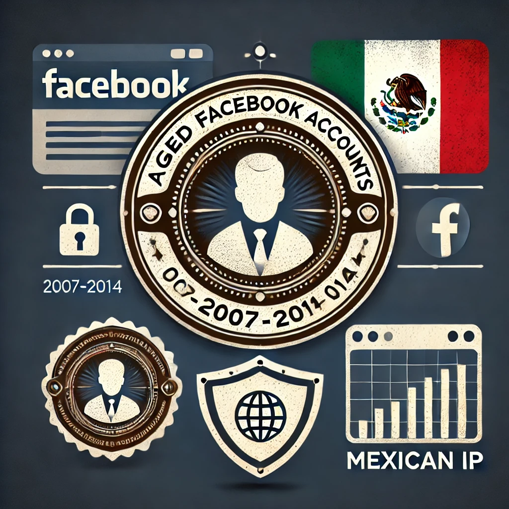 Aged Softreg Facebook accounts 2007-2014 registered with 2 Business Managers added - Mexican IP