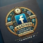 Aged Softreg Facebook accounts 2007-2014 registered with 2 Business Managers added - Taiwanese IP