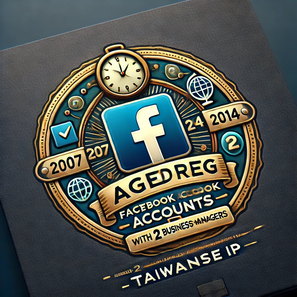 Aged Softreg Facebook accounts 2007-2014 registered with 2 Business Managers added - Taiwanese IP