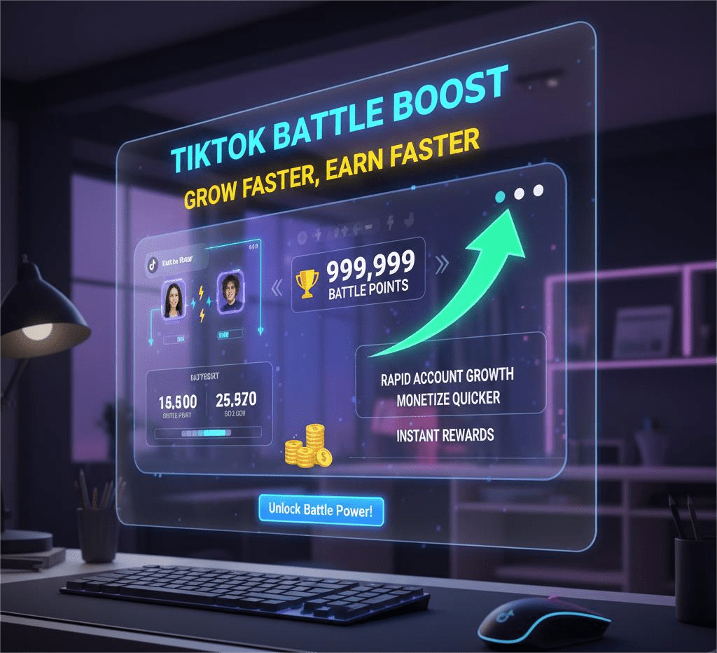 TikTok $5/500 Battle Points [Grow Faster, Earn Faster]